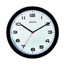 Acctim Aylesbury Wall Clock Blk