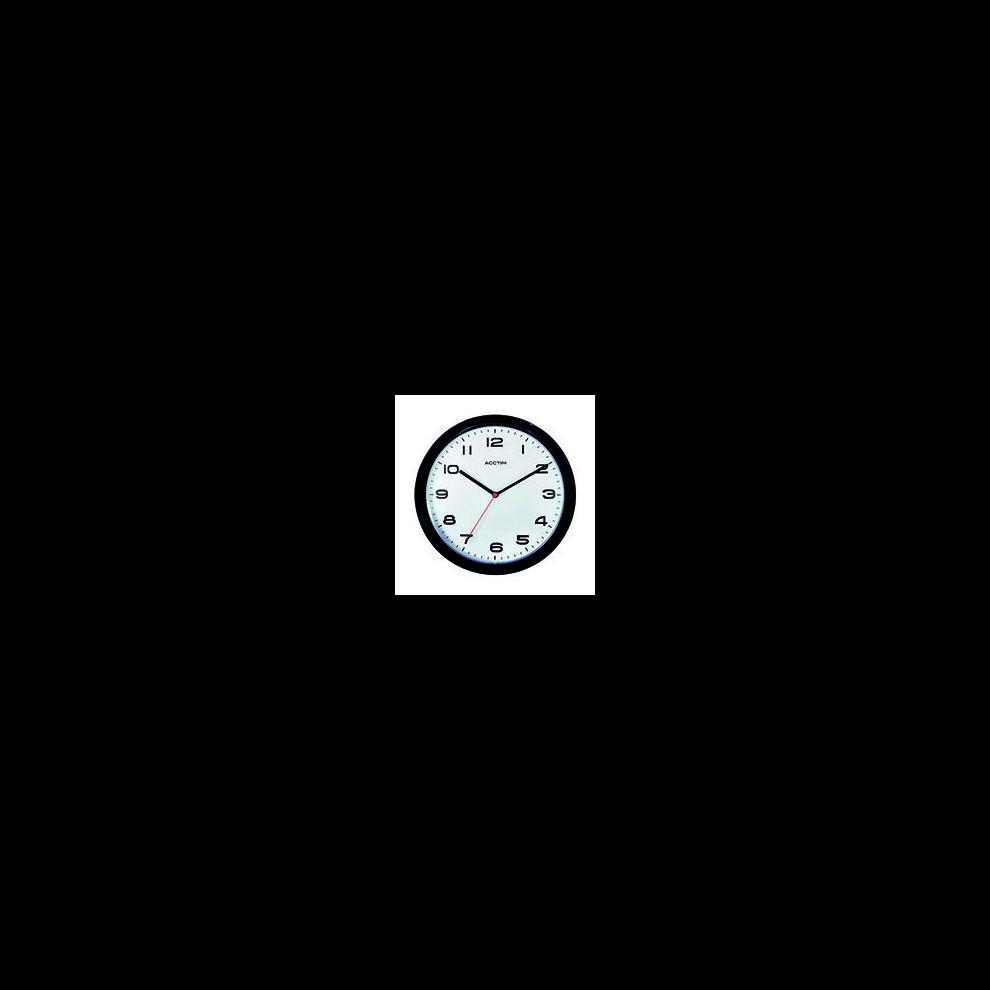 Acctim Aylesbury Wall Clock Blk