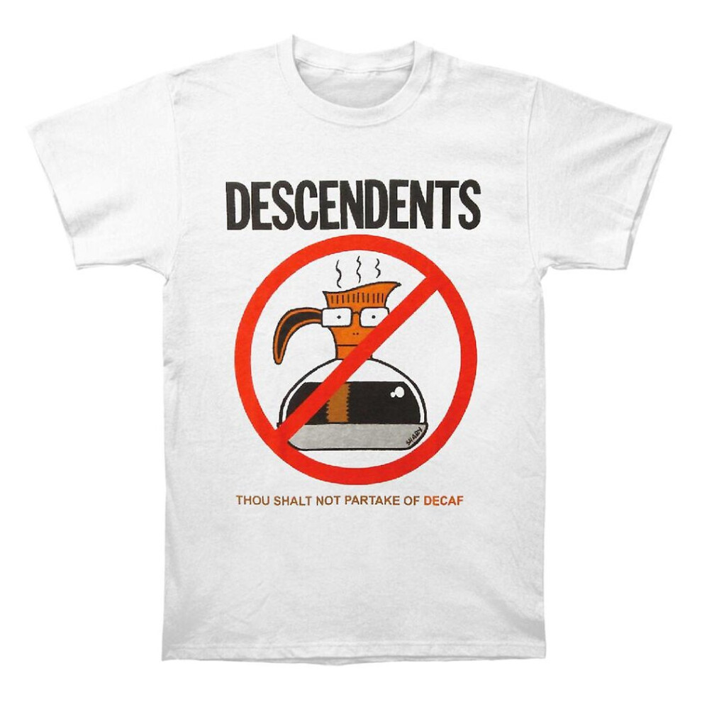 (L) Descendents Thou Shall Not White T Shirt