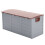 Living And Home Waterproof Large Plastic Garden Storage Box with Wheels 290L 3