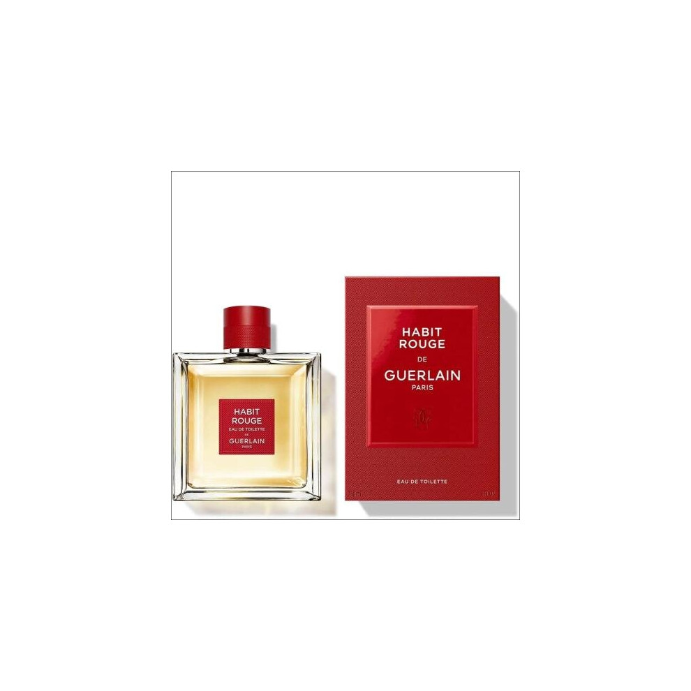 Guerlain Habit Rouge 5 Oz Eau De Toilette Spray For Men
