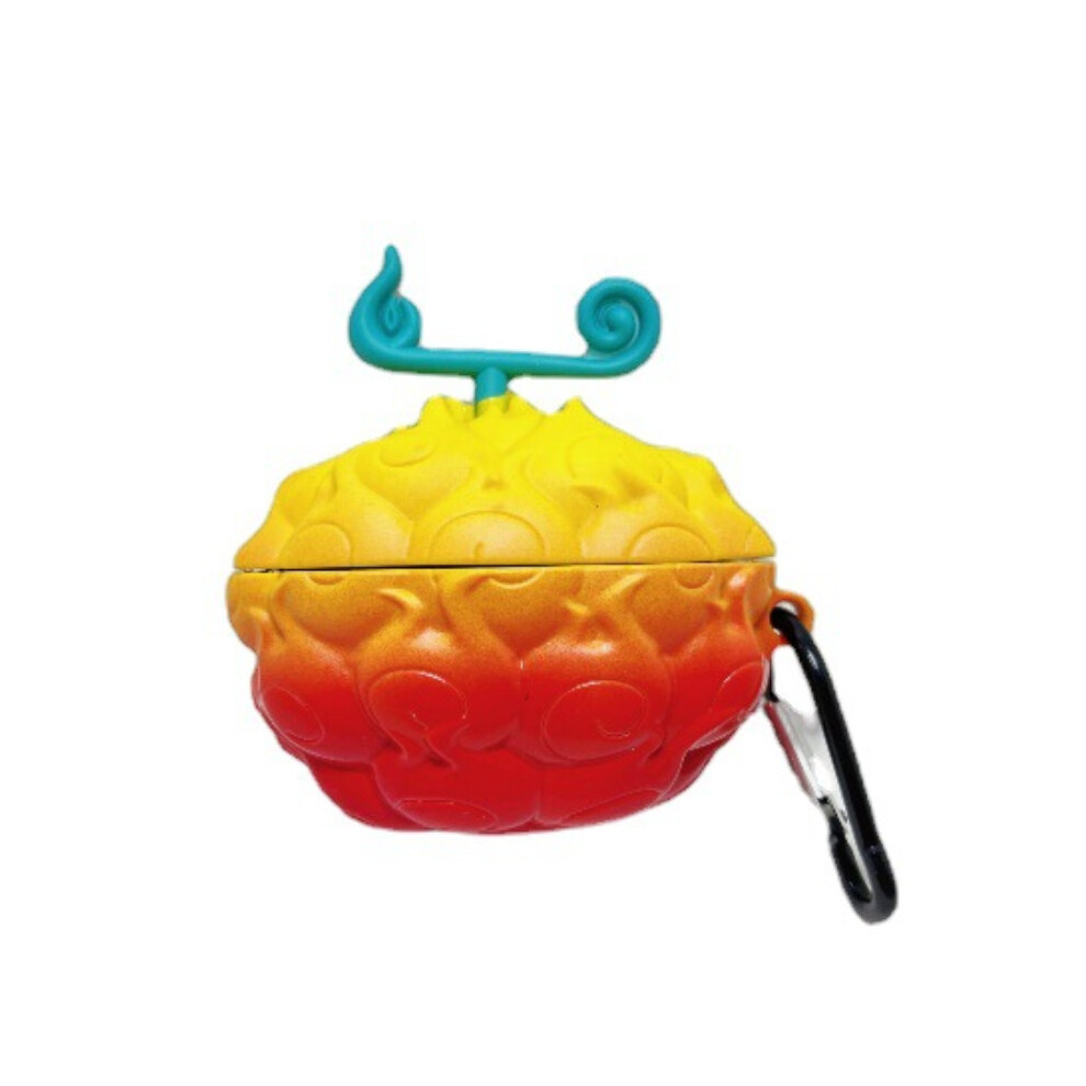 (Red, Air Pods 3) One Piece Devil Fruit Airpods Case1 2 Pro 3 Headphones Accessories Gift Silicone-image-OPC-PBX6R6B-NEW