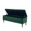 Living And Home Velvet Upholstered Storage Ottoman Modern Classic Entryway Bench 5