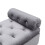 Living And Home Velvet Flip Top Storage Bench Footstool With Side Arms 5
