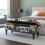 Living And Home Velvet Storage Bench Cow Print Upholster Storage Footstool 2