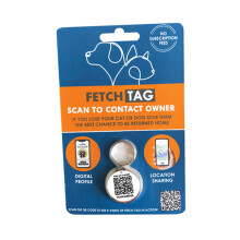 FetchTag Smart Pet Tag Collar ID Tag for Cats or Dog
