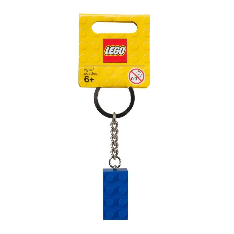 LEGO Classic Blue Brick (size 2 x 4) Keyring 850152