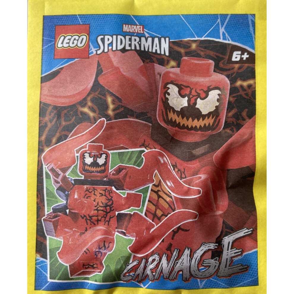 LEGO Marvel Super Heroes Carnage Minifigure Paper Bag Set 242216 (Bagged)