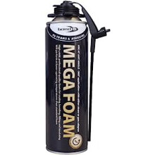 Bond It Mega Foam PU Expanding Foam Gun Grade Gap Filler, 500ml