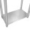 Catering Work Bench Table Stainless Steel Food Prep Kitchen Mobile 76cm x 45cm 9