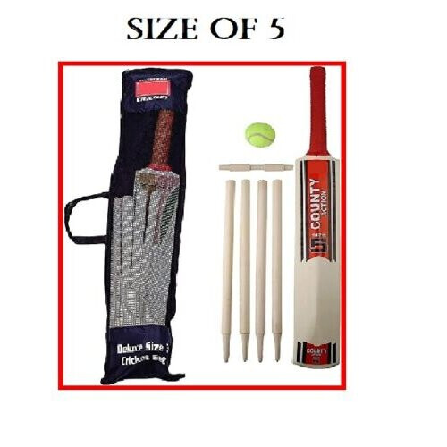 (5) Cricket Set in Mesh Carry Bag