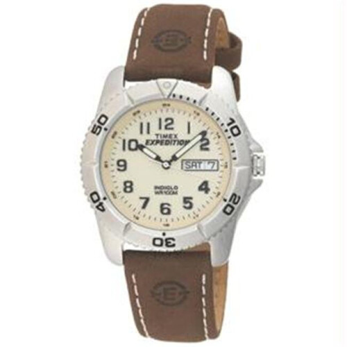Timex Timex Expedition Mens Traditional Silver / Brown - Watch