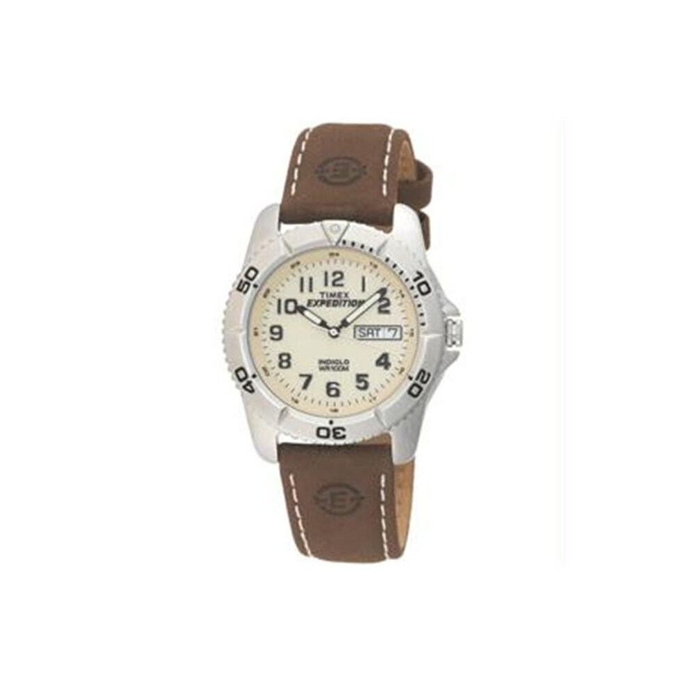 Timex Expedition Mens Traditional Silver / Brown - Watch