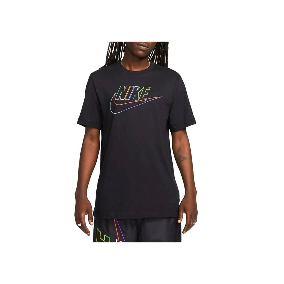 (M) Men's Nike Futura Logo Sportswear T-Shirt Black