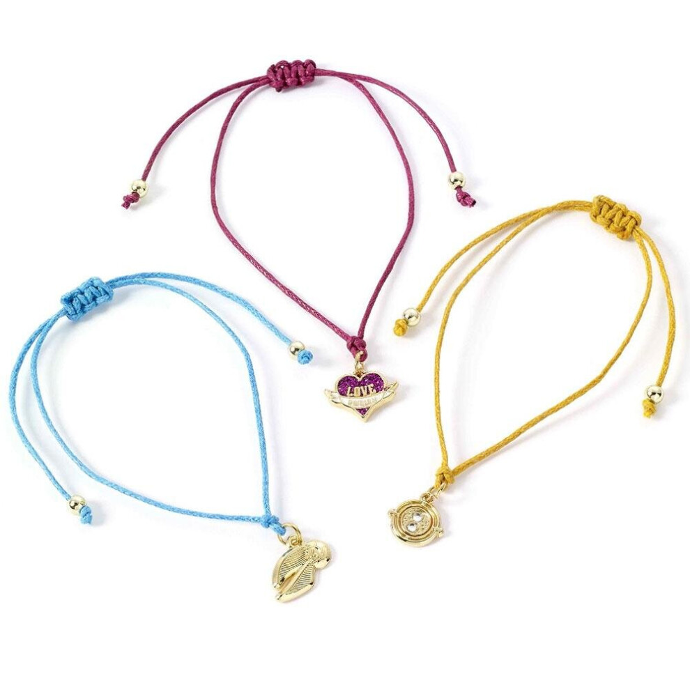 Harry Potter Friendship Bracelet Set Golden Snitch Multicoloured