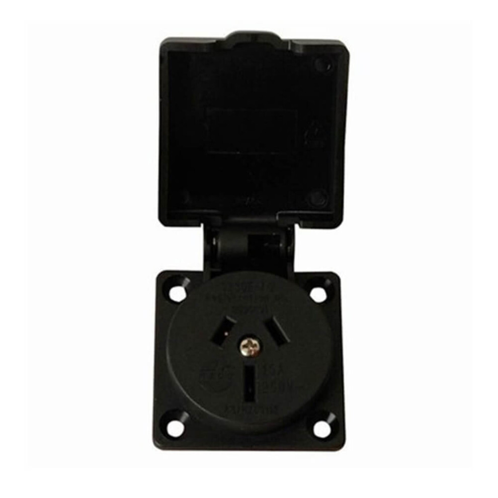 Mains Power Socket With Cover 10A (250V) 9319236975268