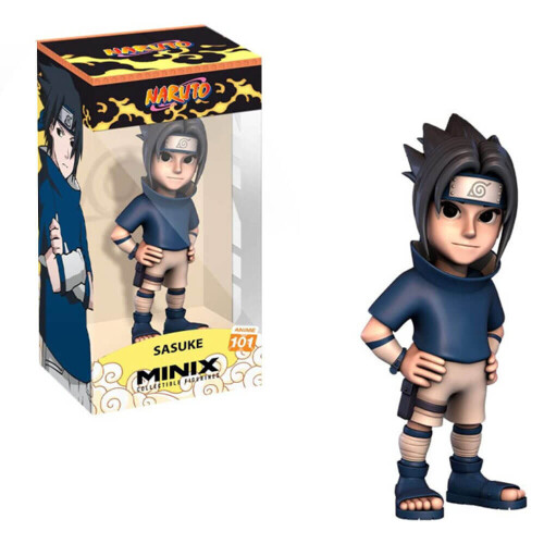 Mego Naruto: Sasuke Uchiha MINIX Figura in Vinile