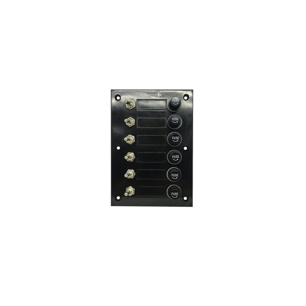 Fused Switch Panel (15A) (6 Gang) 9319236714584
