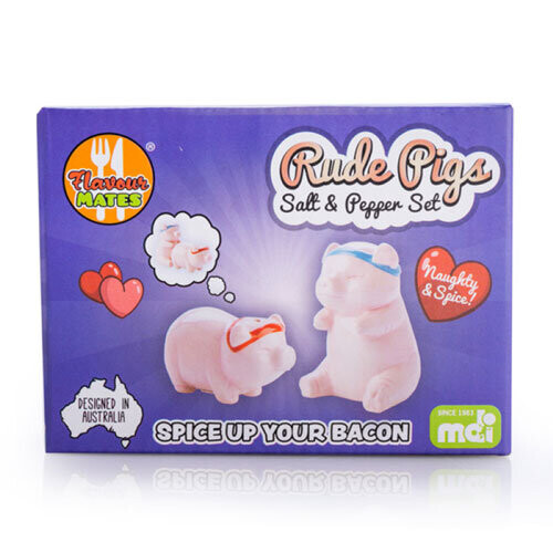 Flavour Mates Salt & Pepper Set (Rude Pigs) 2