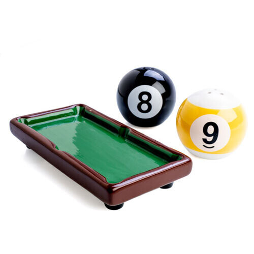 Flavour Mates Salt & Pepper Set (8 Ball Pool) 1
