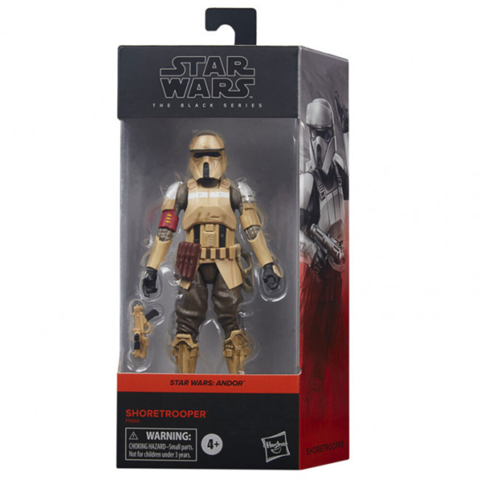 Hasbro Star Wars The Series Shoretrooper Action Figure Black