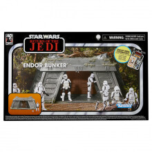STAR WARS Colección Vintage Bunker de Endor, El Retorno del Jedi 3.75-Inch Figuras y Playset