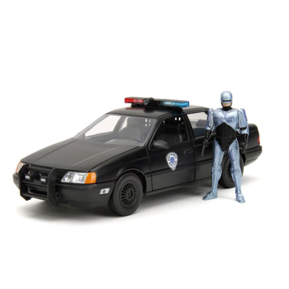 Photos - Action Figures / Transformers Robocop 1986 Ford Taurus with Robocop 1:24 Scale Set