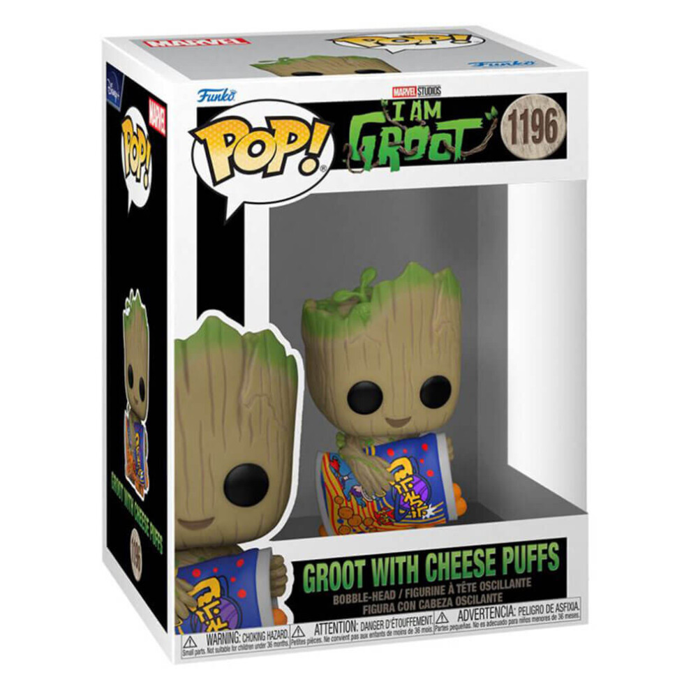 Funko I Am Groot Groot With Cheese Puffs Pop! Vinyl