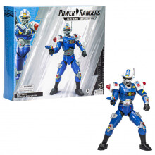 Power Rangers Lightning Collection Turbo Blue Senturion 6,6 tum Actionfigur, Leksaker för Barn 4 år och Äldre