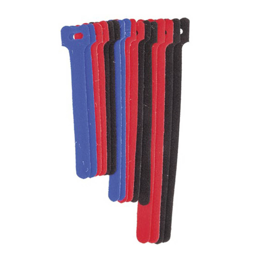 Mixed Hook & Loop Cable Ties (16Pk) 9319236948194