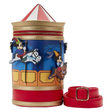 Loungefly Disney Brave Little Tailor Mickey Minnie Carousel Crossbody Bag