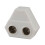 Plastic 2-Way Indoor Splitter (White) 1