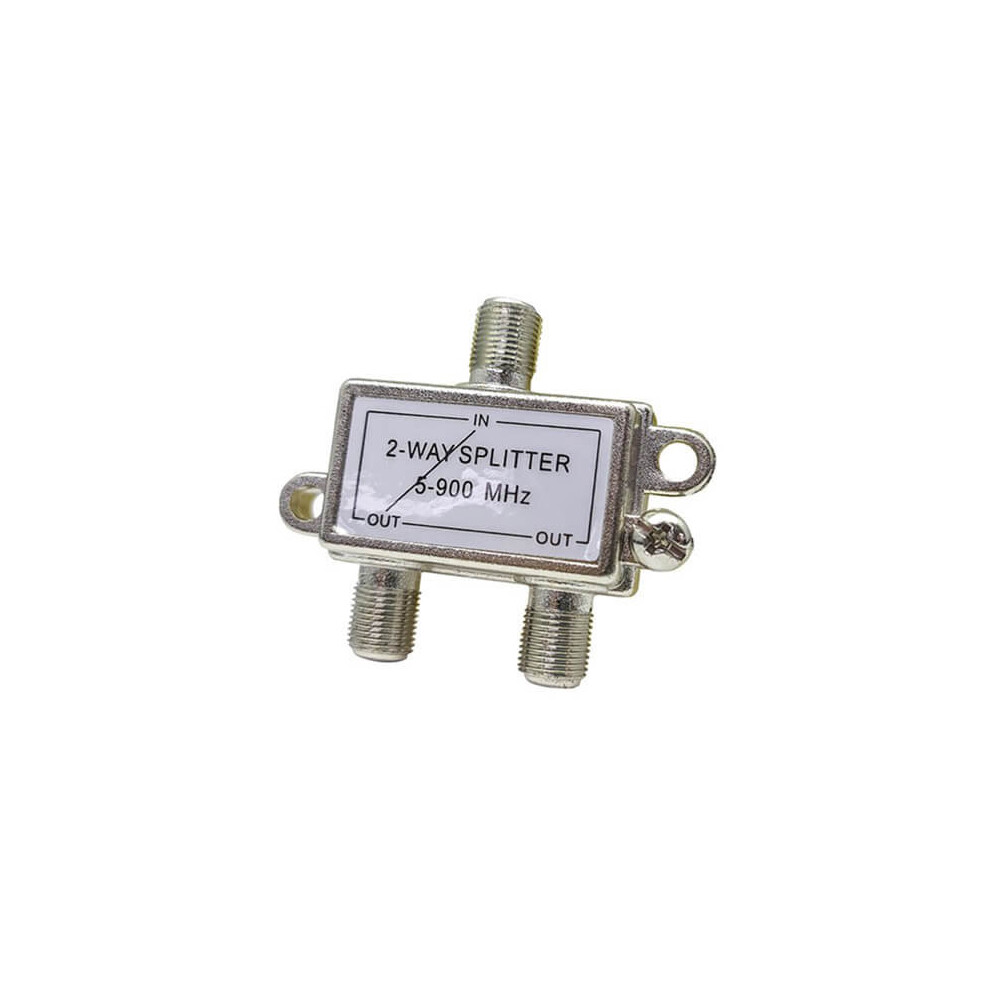 Photos - Other for Computer TV Splitter with Power Pass F Connectors Die Cast (2-Way)