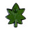 Wacky Bowlz Mini Pipe (Weed Leaf) 1