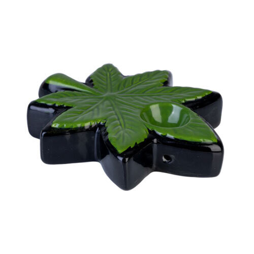 Wacky Bowlz Mini Pipe (Weed Leaf) 1