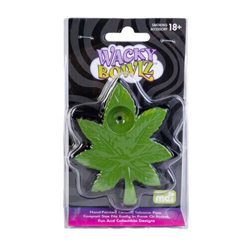 Wacky Bowlz Mini Pipe (Weed Leaf) 2