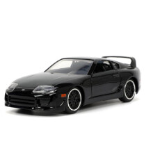 Fast & Furious 1:32 1995 Toyota Supra Die-Cast Car Toys for Kids and Adults(Black)