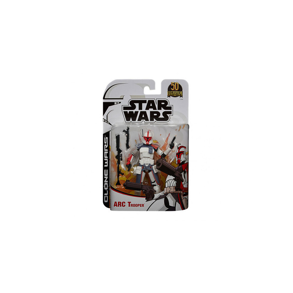 Hasbro Star Wars The Clone Wars 6 Inch Action Figure Exclusive - Arc Trooper Red