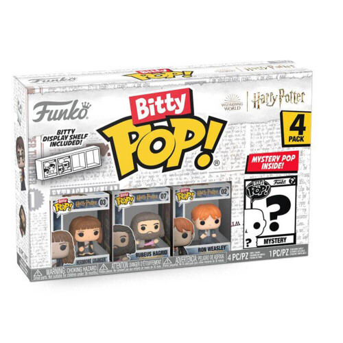 Harry Potter Harry Potter Hermine, Hagrid und Ron Bitty Pop! 4er-Pack