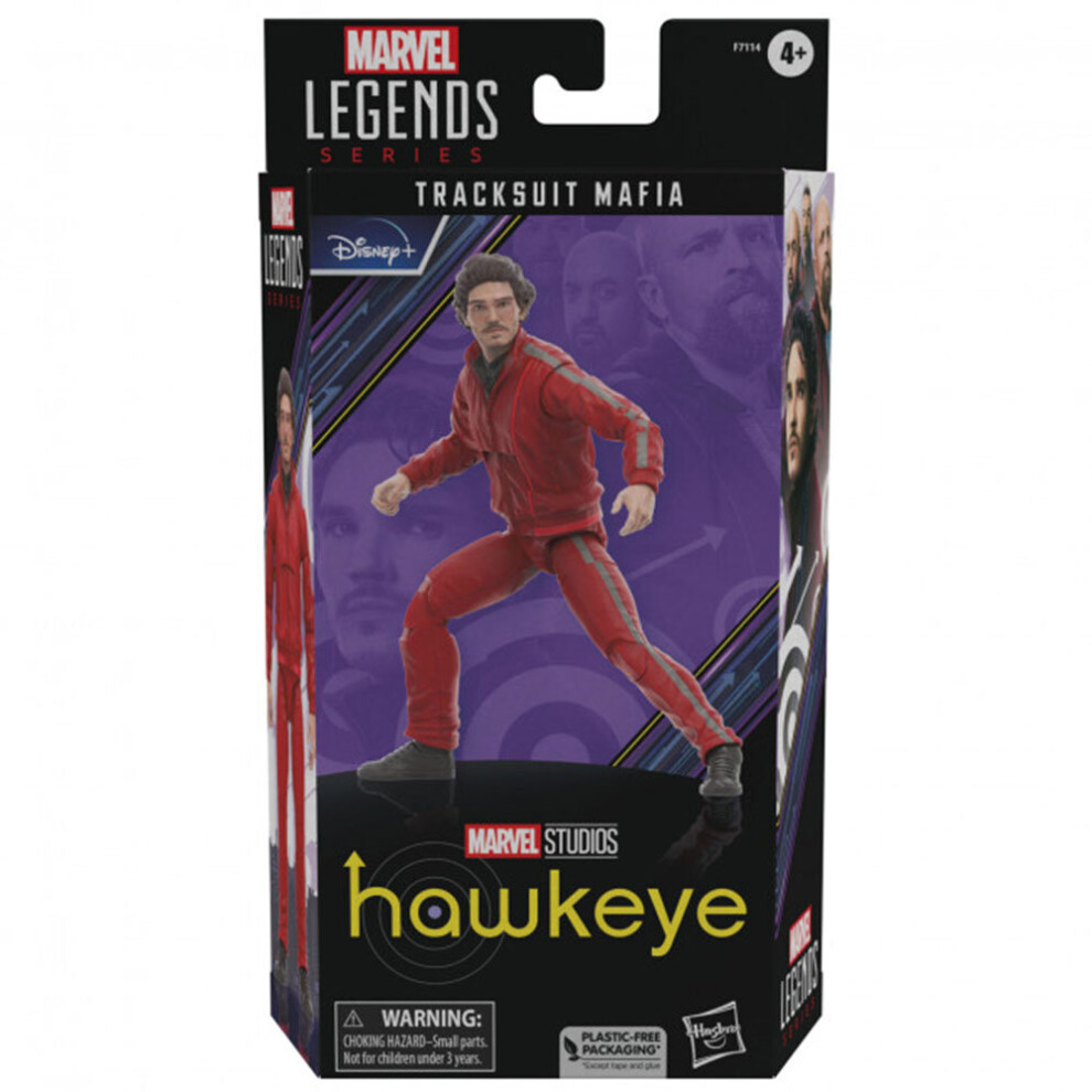 Hasbro Marvel Legends Hawkeye Tracksuit Mafia Action Figure