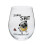 Contemporary Stemless Wine Glass (Pug) 1