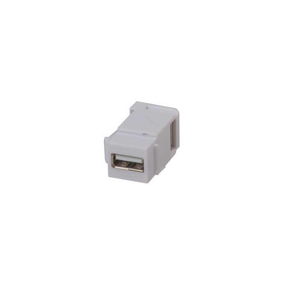 Right Angle Keystone Insert (USB 2.0 Socket)