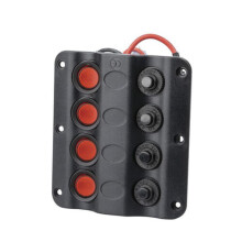 Marine Switch Panel with Circuit Breakers (4-Way)
