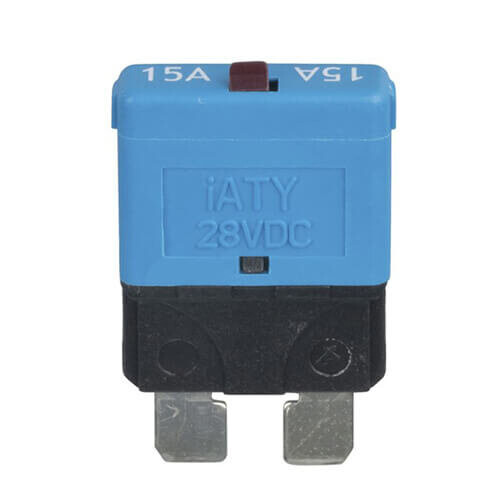 Manual Reset Standard Blade Circuit Breaker (15A)
