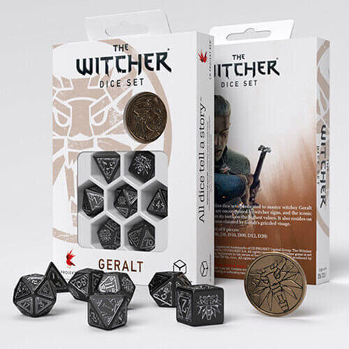 Q-Workshop The Witcher W   rfelset. Geralt - Silberschwert 2