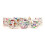 MDG Resin Polyhedral Dice Set 16mm (Rainbow Foil) 1