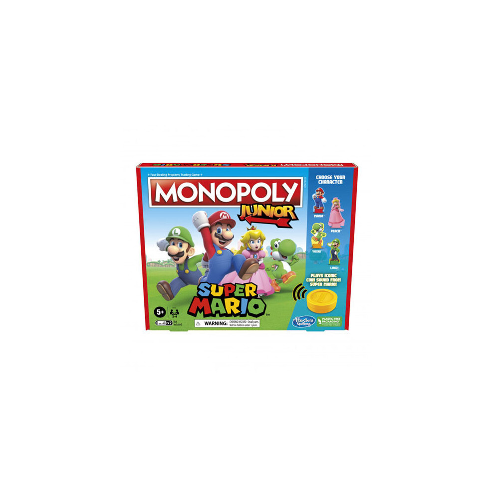 Hasbro Monopoly Junior Edition Board Game (Super Mario)