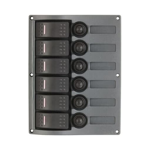 IP66 Marine Switch Panel (6-Way) 1