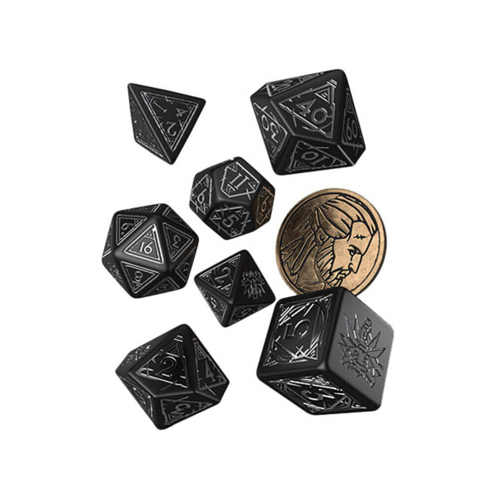 Photos - Other Toys The Witcher Geralt Silver Sword Dice Set - Board Game