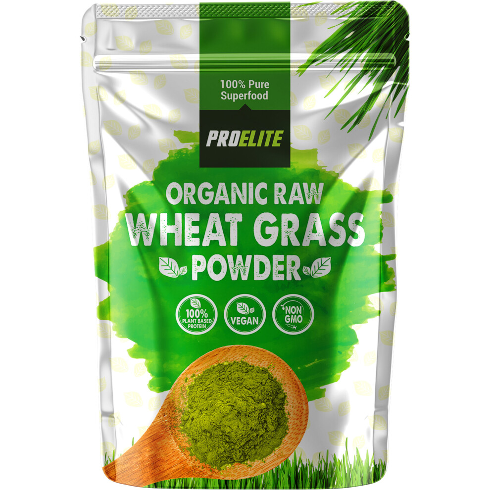 Proelite (1Kg) Wheat Grass Powder Pure Organic Natural Vegan